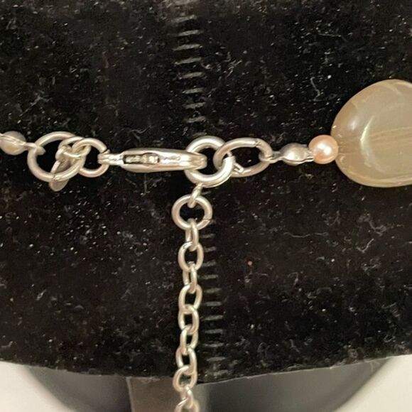 2014 20” Premier Designs silver plated double stranded colorful beaded necklace - Picture 5 of 10